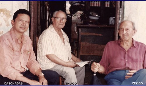 Historiador F. das Chagas Gonçalves, Sr. Thiago Domingos Ferreira (o popular TH) e José de Andrade (Zé Zico);