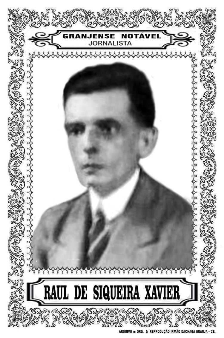 Biografia de  RAUL DE SIQUEIRA XAVIER